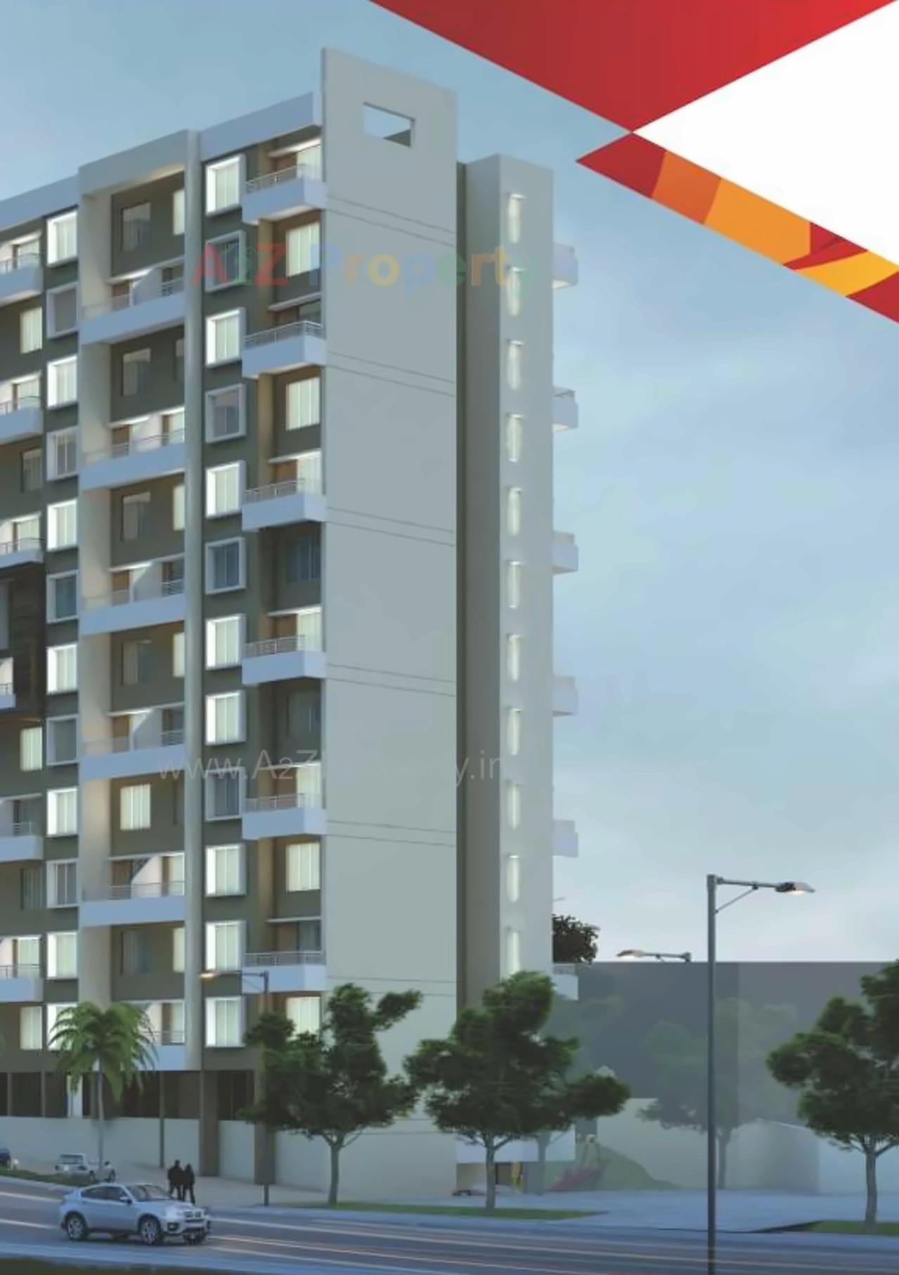 3D Elevation of real estate project Honeydew A 12th Floor located at Kasar-amboli, Pune, Maharashtra