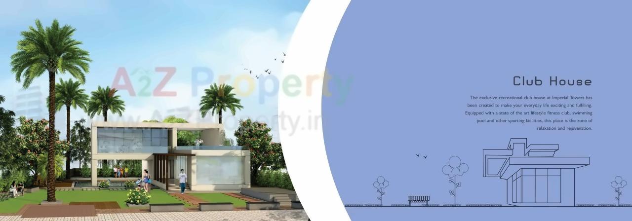 3D Elevation of real estate project Imperial Tower located at Mohammadwadi, Pune, Maharashtra