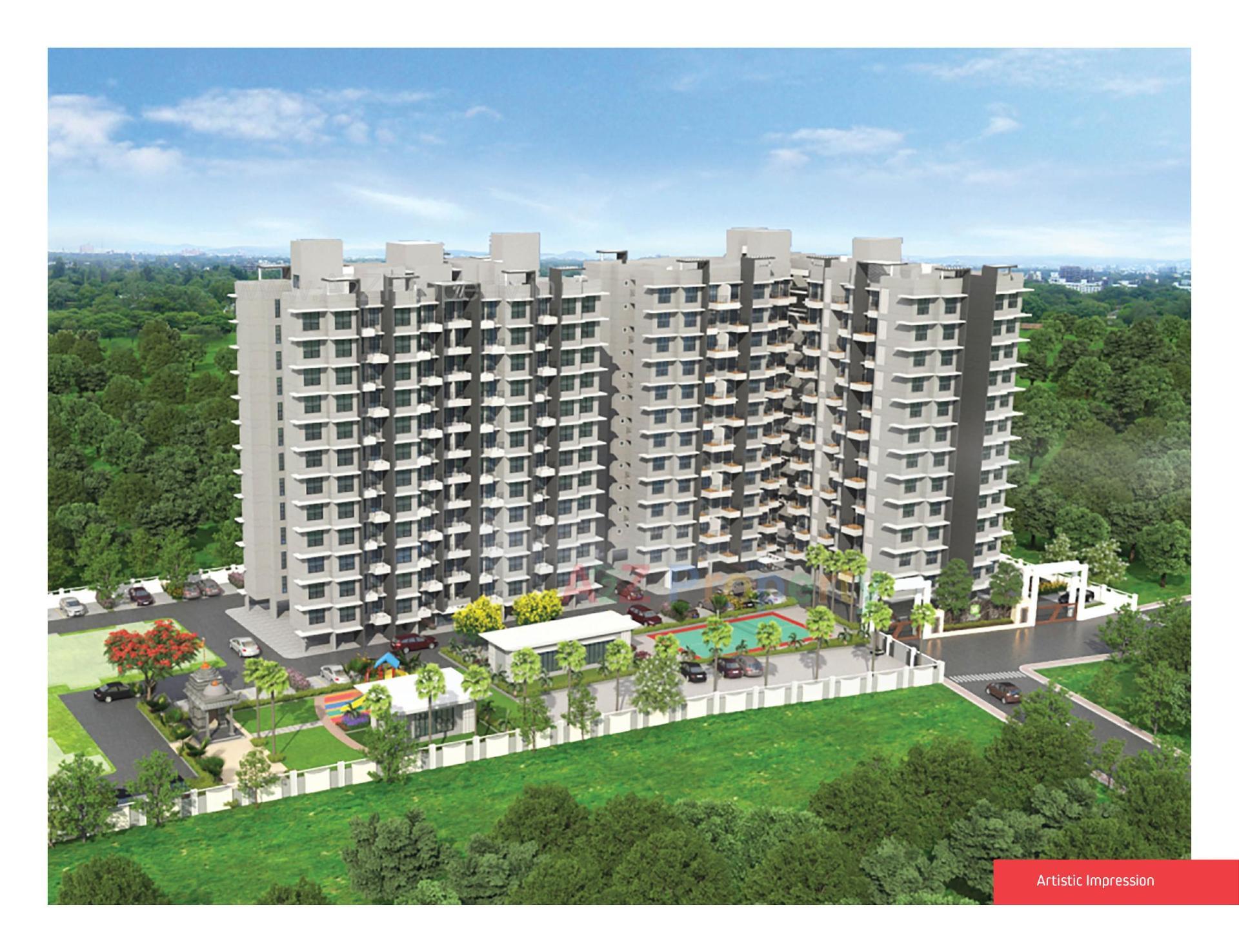 3D Elevation of real estate project Impero located at Ouatade-handewadi, Pune, Maharashtra