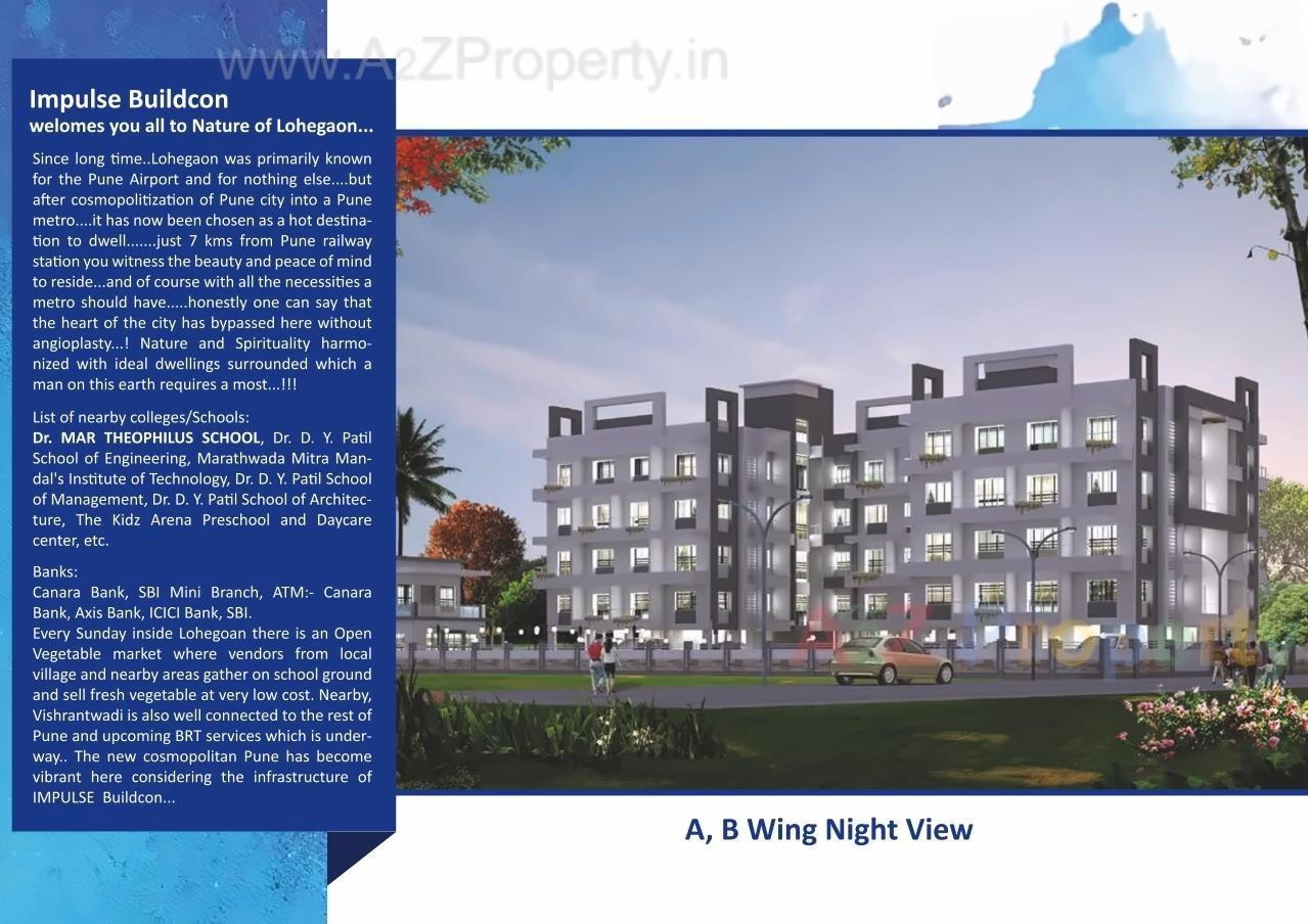 3D Elevation of real estate project Impulse Residency located at Lohgaon, Pune, Maharashtra