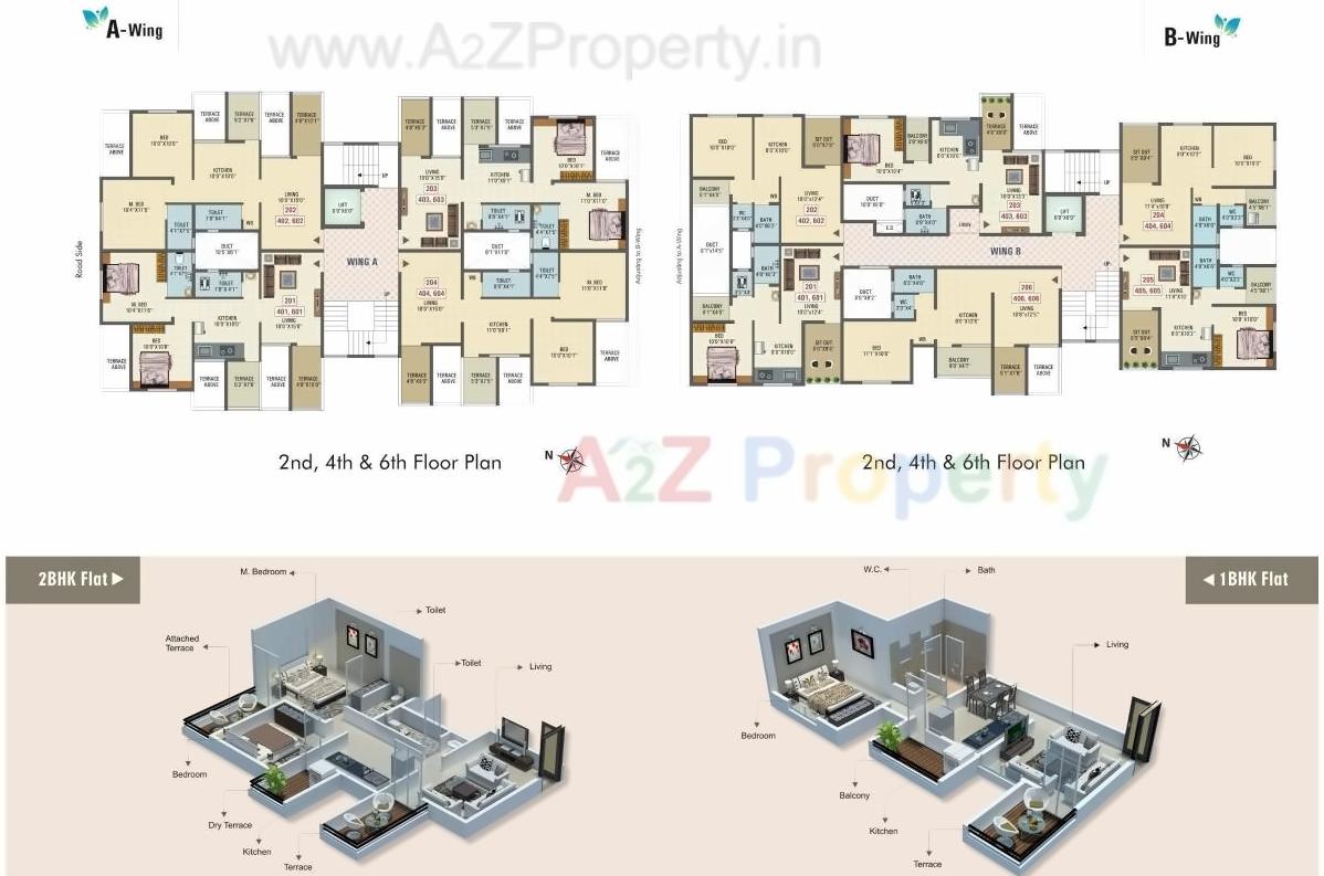 Layout of real estate project Indraa Park located at Pimpri-chinchawad-m-corp, Pune, Maharashtra