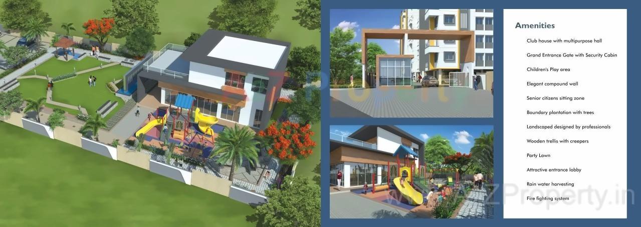 3D Elevation of real estate project Indrayani Vatika located at Dehu, Pune, Maharashtra