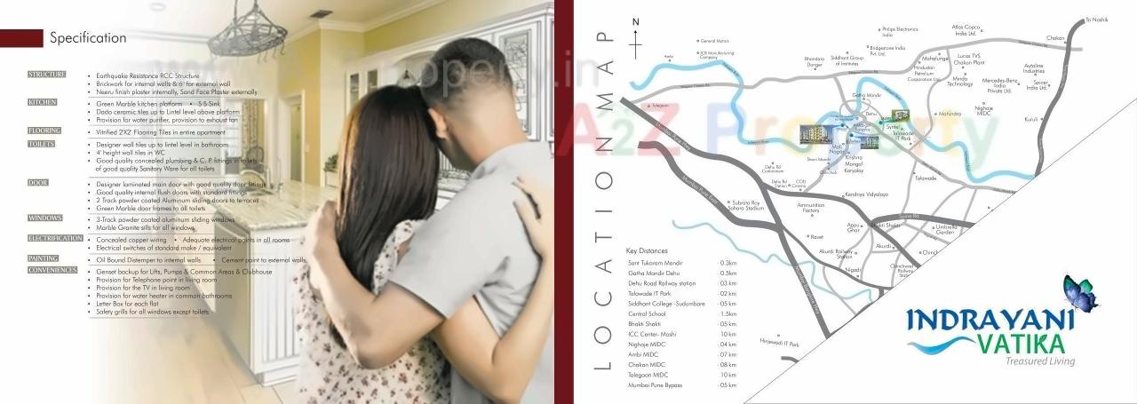  of real estate project Indrayani Vatika located at Dehu, Pune, Maharashtra