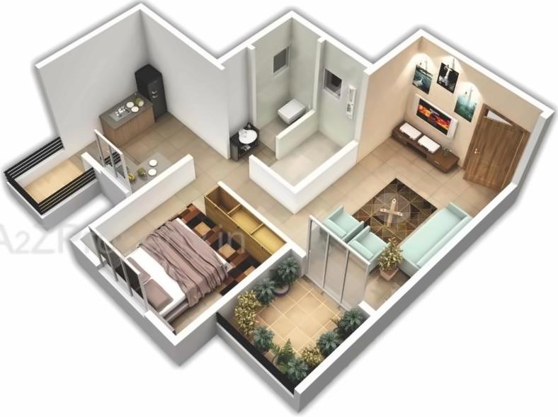 Layout of real estate project Indrayaniira located at Ouatade-handewadi, Pune, Maharashtra
