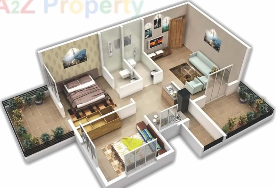 Layout of real estate project Indrayaniira located at Ouatade-handewadi, Pune, Maharashtra