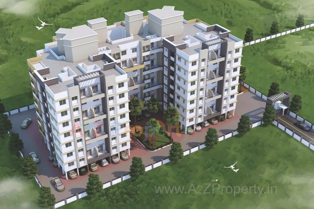 3D Elevation of real estate project Indrayaniira located at Ouatade-handewadi, Pune, Maharashtra