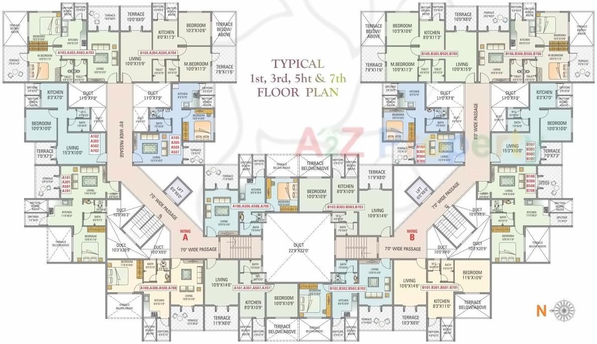 Layout of real estate project Indrayaniira located at Ouatade-handewadi, Pune, Maharashtra