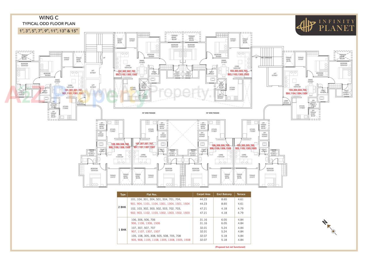 0011 of real estate project Infinity Planet C located at Pimpri-chinchawad-m-corp, Pune, Maharashtra