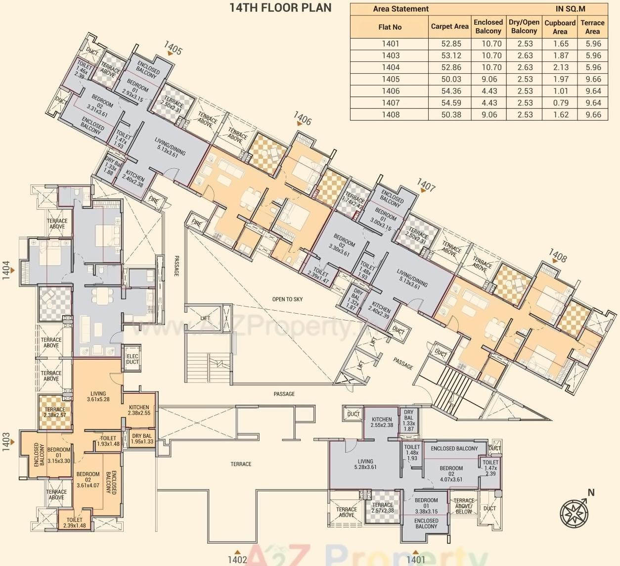Layout of real estate project Ionia located at Chande, Pune, Maharashtra
