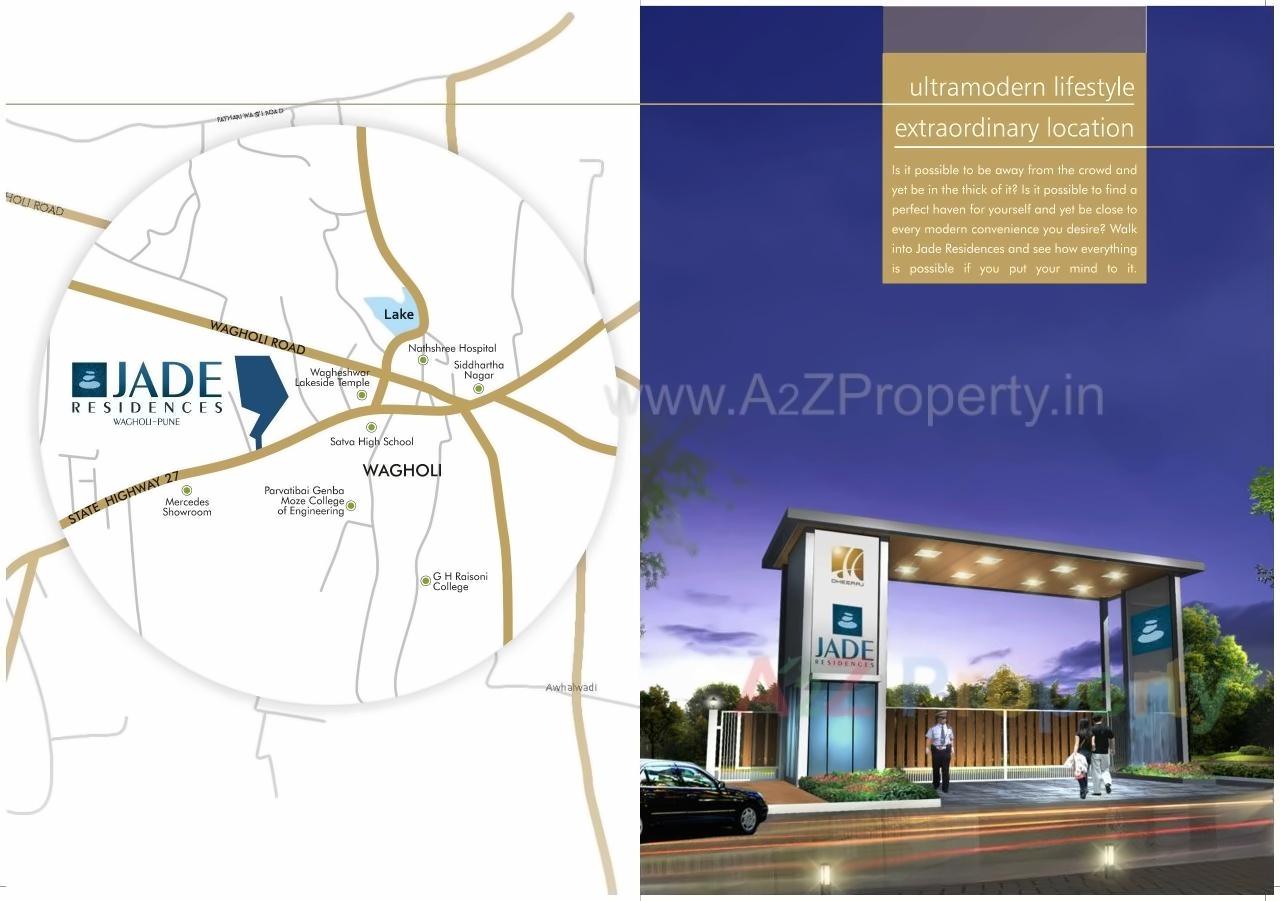  of real estate project Jade Residences located at Wagholi, Pune, Maharashtra