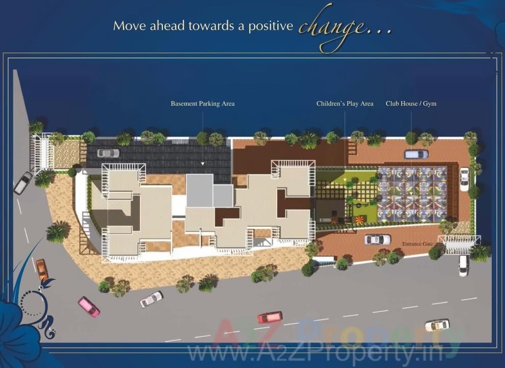 Layout of real estate project Kaizen located at Pune-m-corp, Pune, Maharashtra