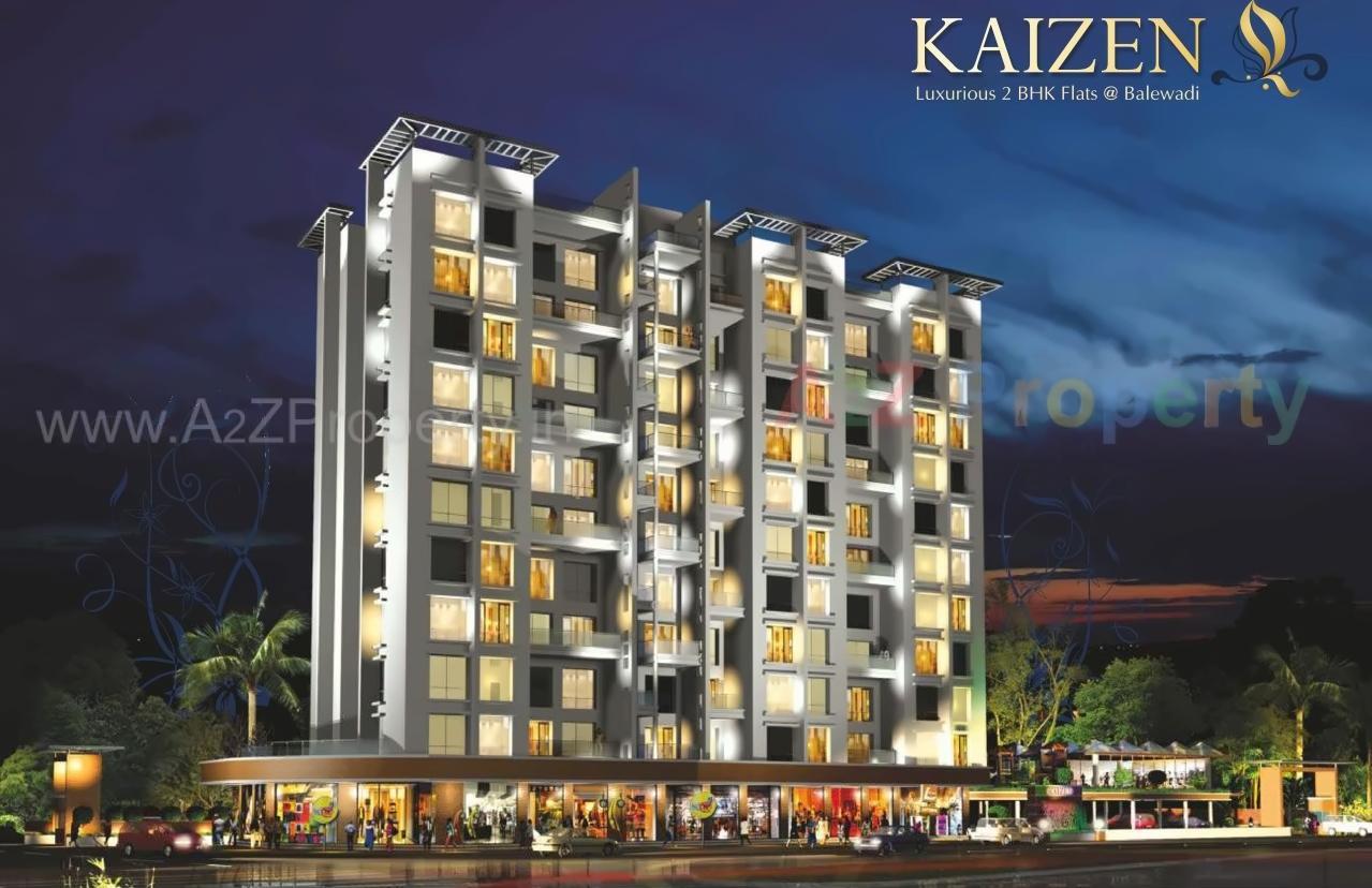 3D Elevation of real estate project Kaizen located at Pune-m-corp, Pune, Maharashtra