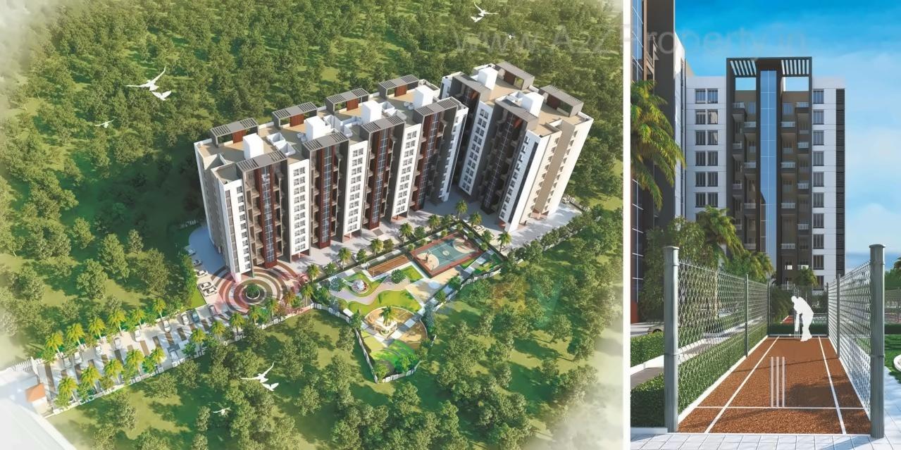 3D Elevation of real estate project Kalash located at Kasar-amboli, Pune, Maharashtra