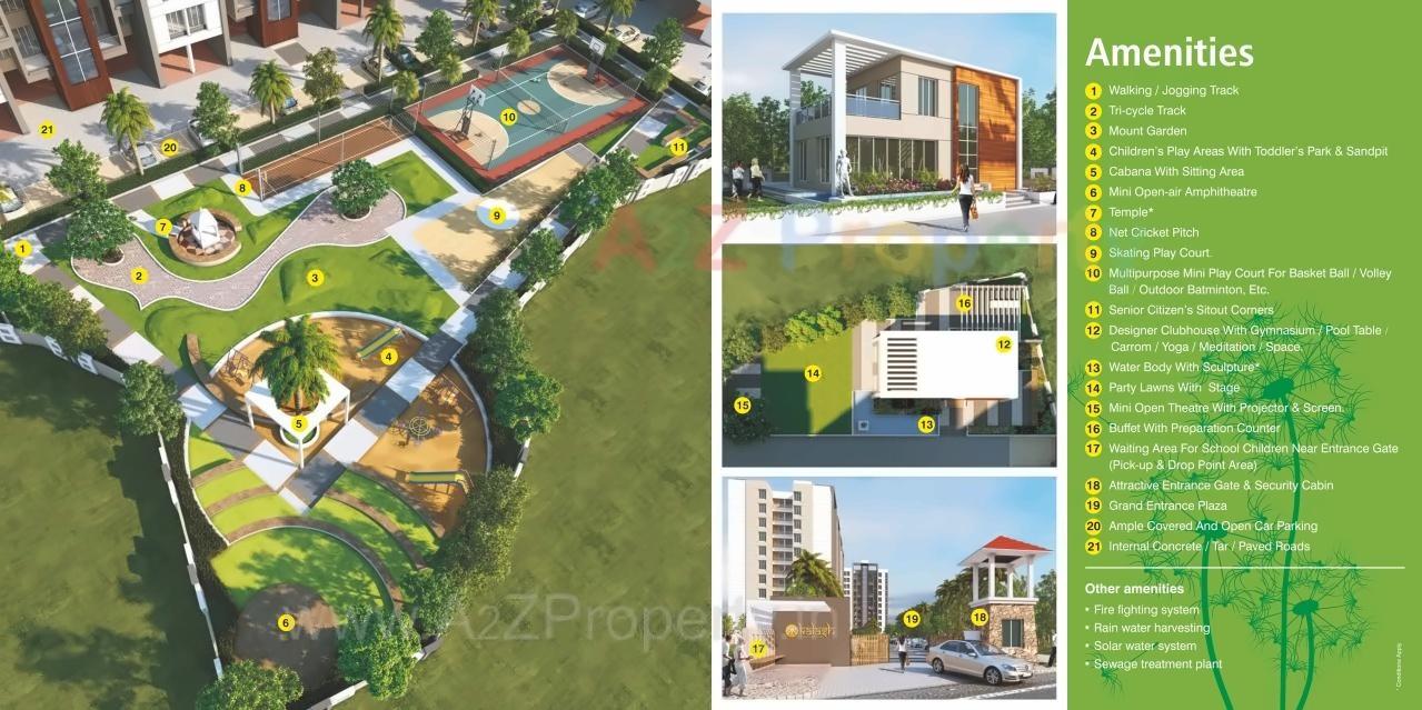 3D Elevation of real estate project Kalash located at Kasar-amboli, Pune, Maharashtra