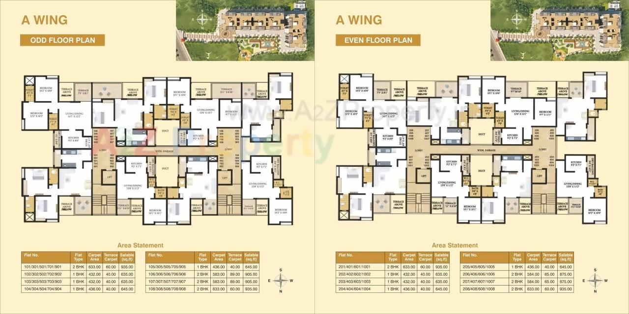 Layout of real estate project Kalash located at Kasar-amboli, Pune, Maharashtra