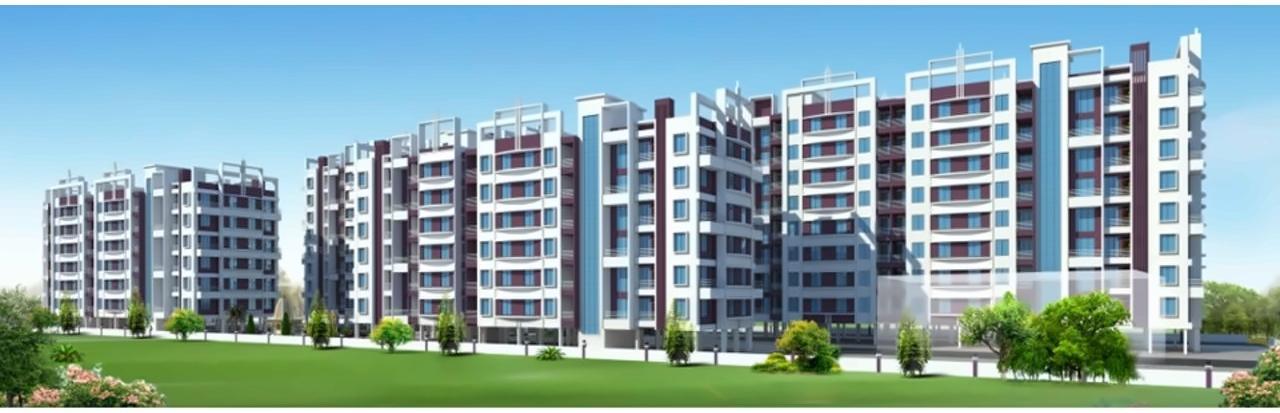 3D Elevation of real estate project Kalp Residency located at Medankarwadi, Pune, Maharashtra