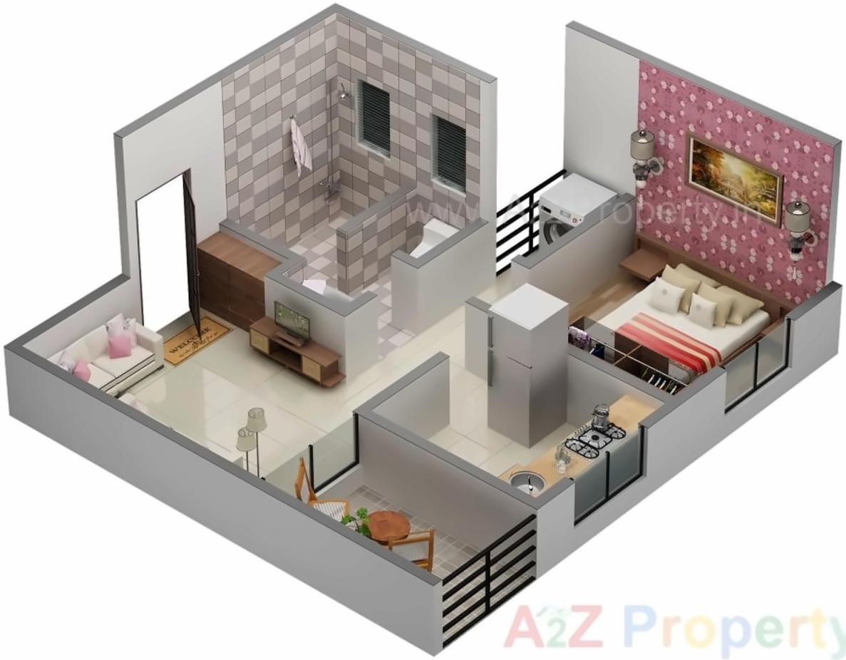 Layout of real estate project Kalp Residency located at Medankarwadi, Pune, Maharashtra