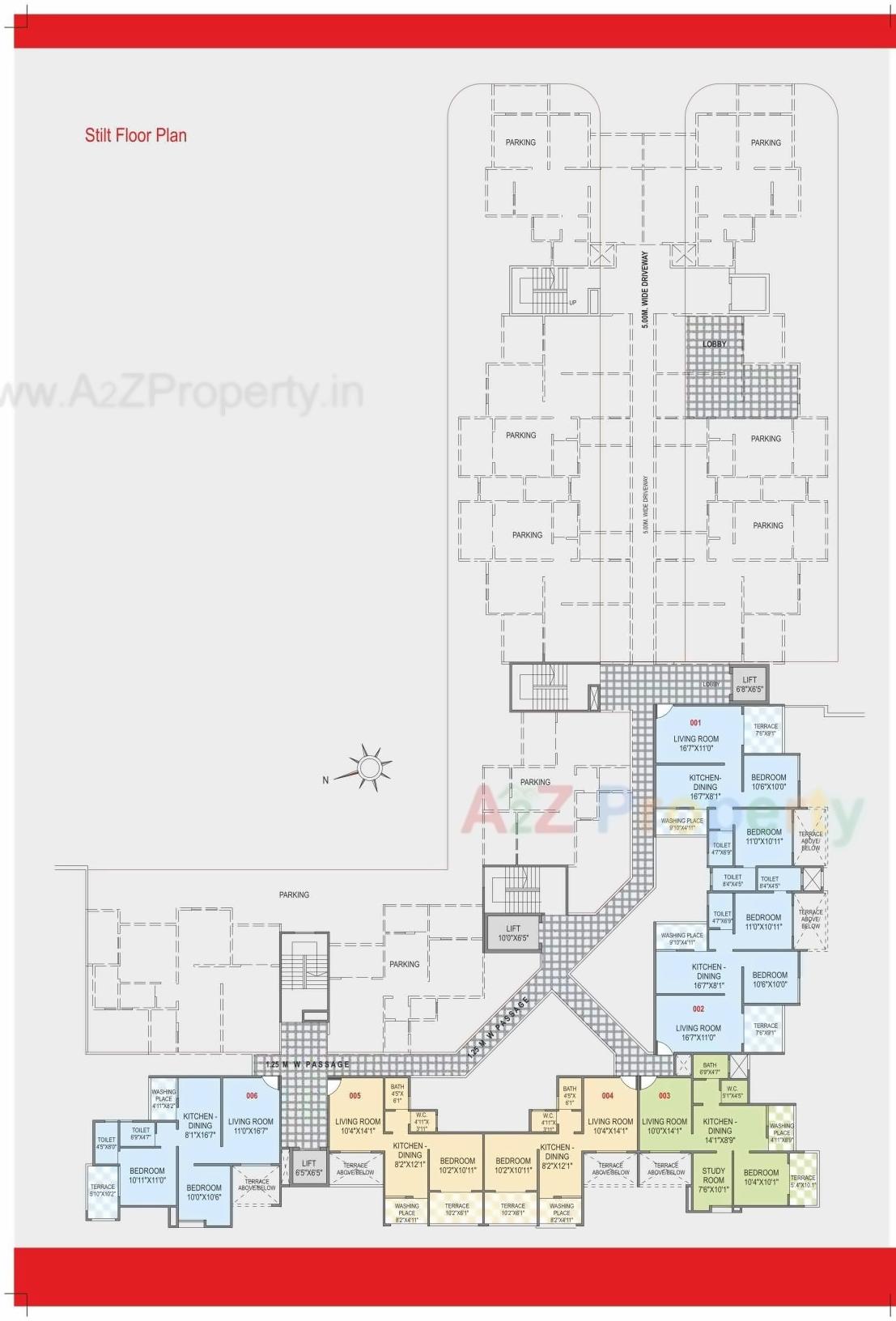 Layout of real estate project Kalpak Homes Kirkatwadi located at Kirkatwadi, Pune, Maharashtra