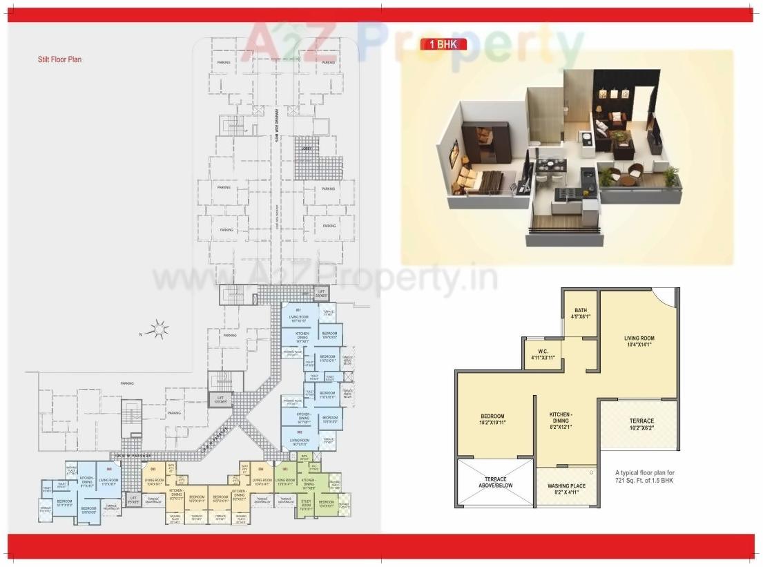Layout of real estate project Kalpak Homes Kirkatwadi located at Kirkatwadi, Pune, Maharashtra