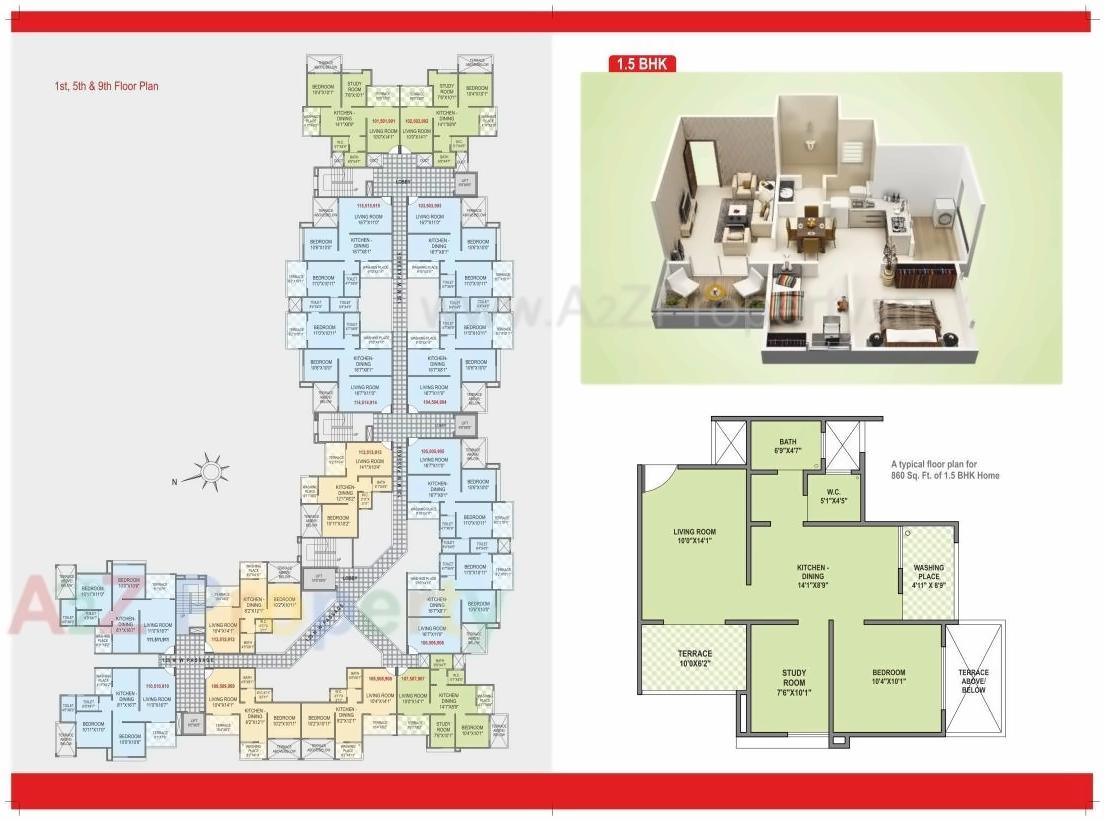 Layout of real estate project Kalpak Homes Kirkatwadi located at Kirkatwadi, Pune, Maharashtra