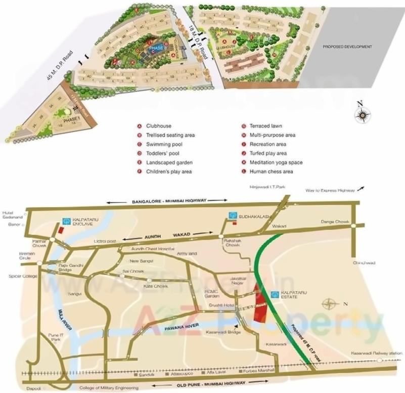  of real estate project Kalpataru Estate located at Pimpale-gurav, Pune, Maharashtra