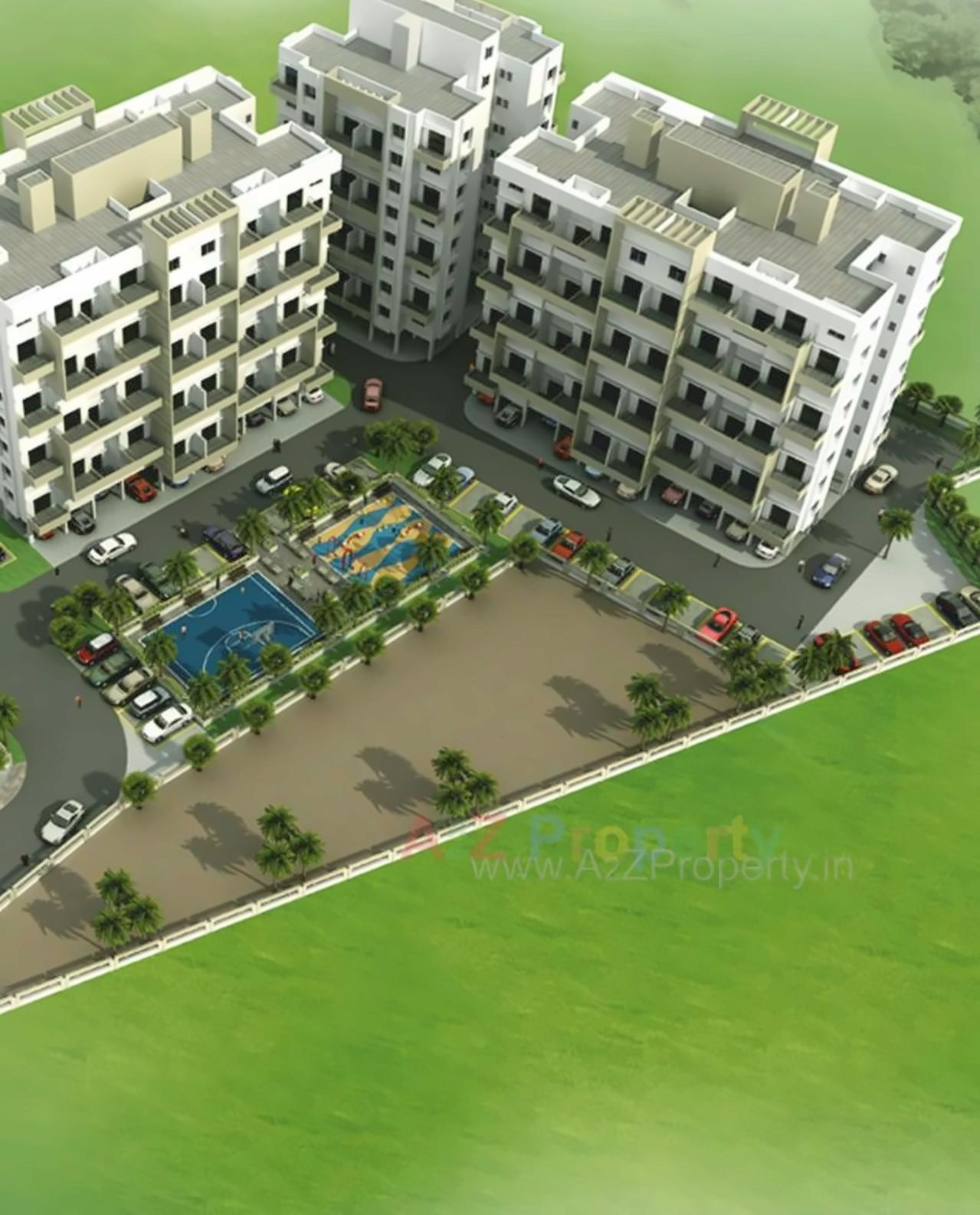 3D Elevation of real estate project Kalpavruksha located at Kasar-amboli, Pune, Maharashtra