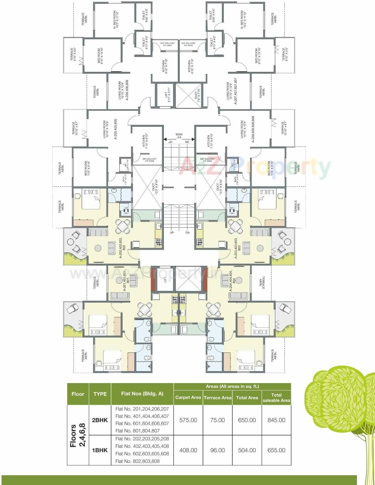 Layout of real estate project Kalpavruksha located at Kasar-amboli, Pune, Maharashtra