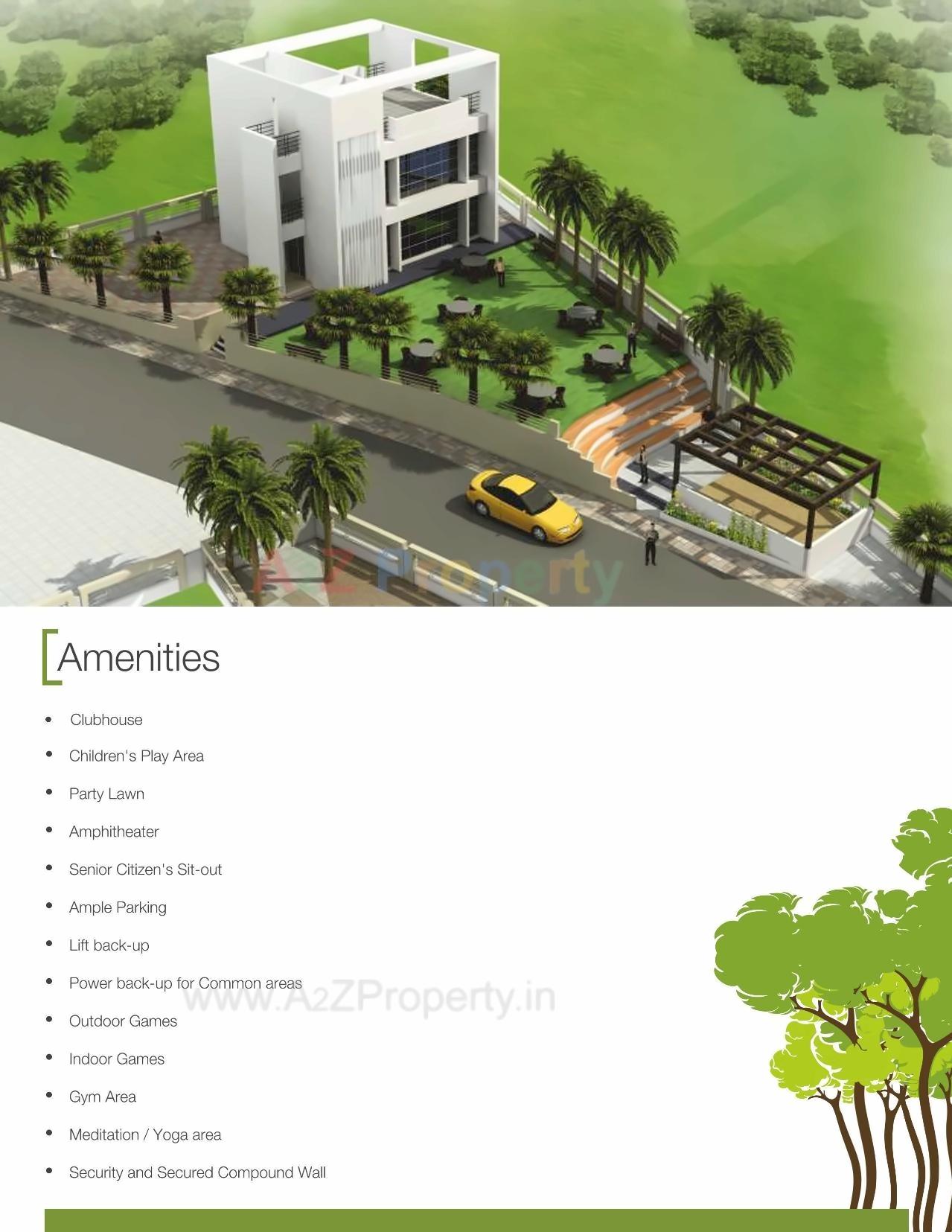 3D Elevation of real estate project Kalpavruksha located at Kasar-amboli, Pune, Maharashtra