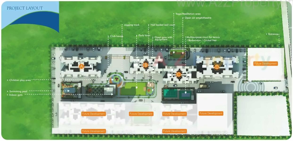 Layout of real estate project Kamalraj Datta Vihar located at Pimpri-chinchawad-m-corp, Pune, Maharashtra