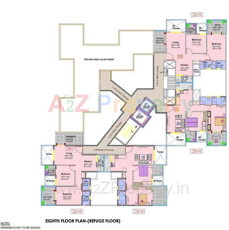 Nishigandh B Refuge Flr Model of real estate project Kamalraj Nishigandh B located at Dighi, Pune, Maharashtra
