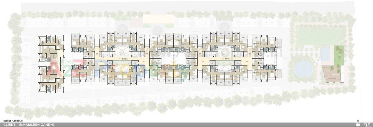 Pasaydan Second Floor Plan 1 of real estate project Kamalraj Pasaydan located at Dighi, Pune, Maharashtra