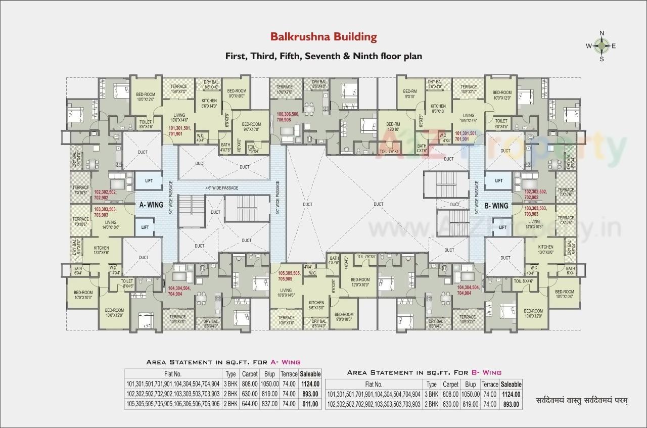 Layout of real estate project Kanha Yashoda located at Narhe, Pune, Maharashtra