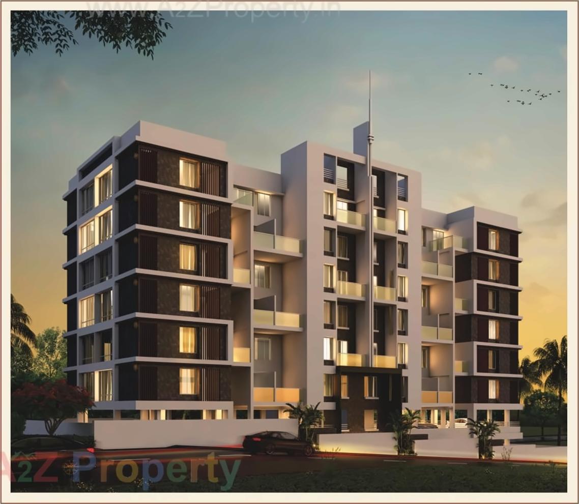 3D Elevation of real estate project Kanhaiya Majesty located at Baner, Pune, Maharashtra