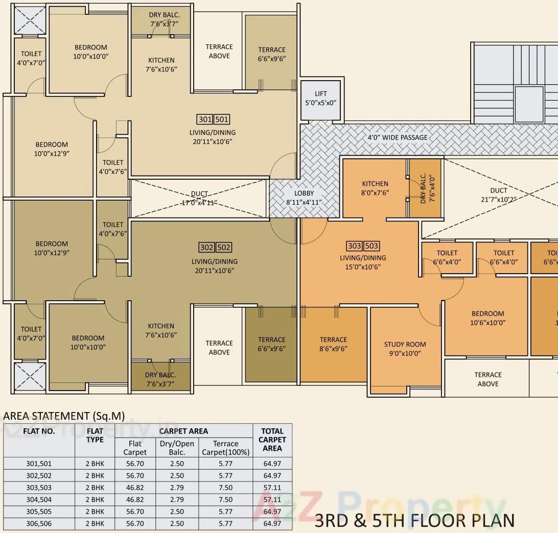 Layout of real estate project Kanhaiya Majesty located at Baner, Pune, Maharashtra