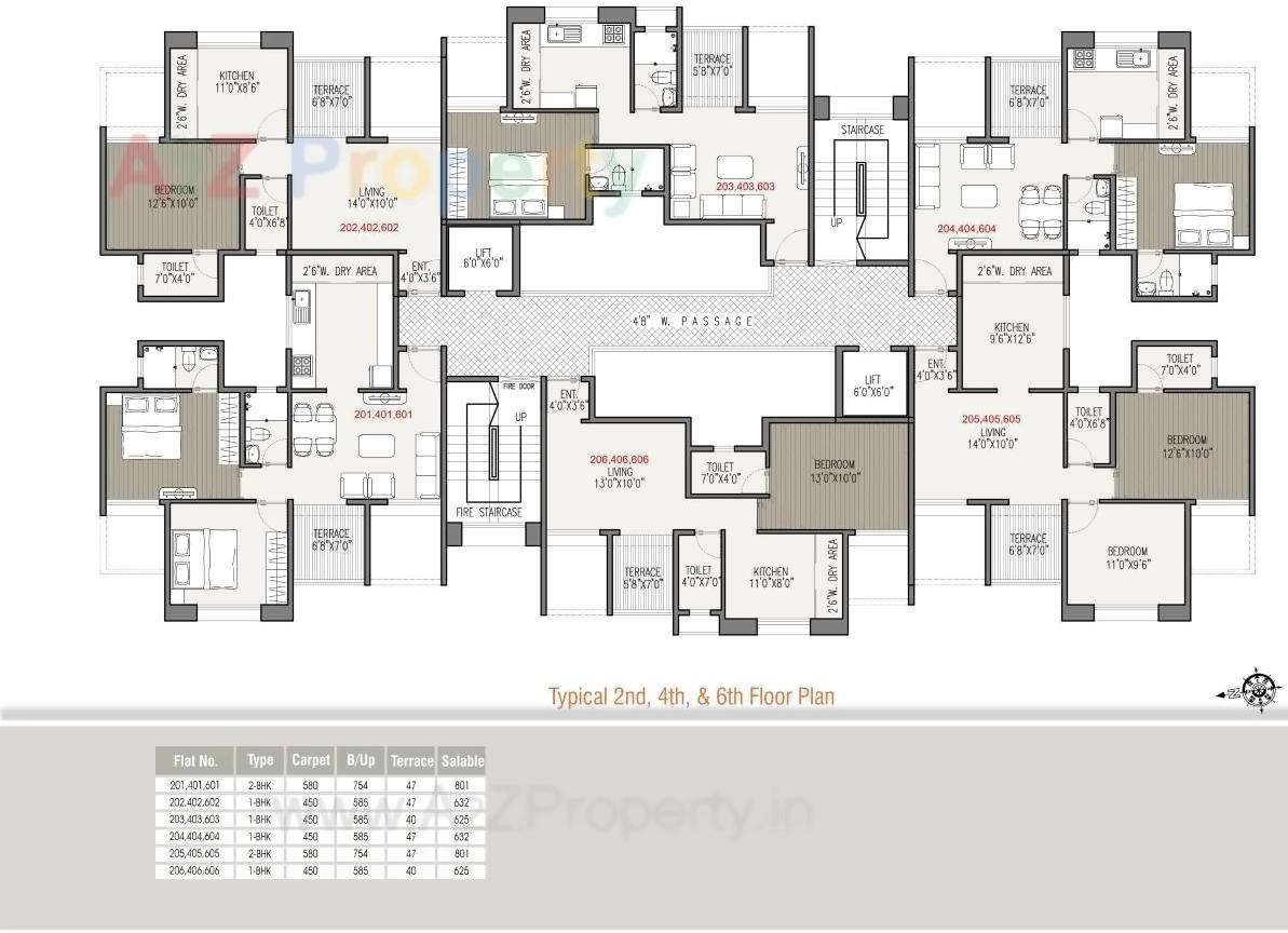 Layout of real estate project Kapila Vastu located at Kesnand, Pune, Maharashtra