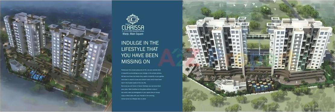 3D Elevation of real estate project Karan Clarissa located at Warje, Pune, Maharashtra