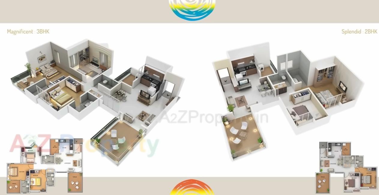 Layout of real estate project Karan Suncoast located at Bavadhan-bk, Pune, Maharashtra