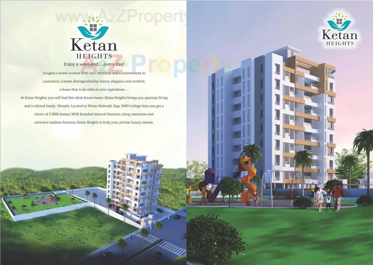 3D Elevation of real estate project Ketan Heights /  No located at Warje, Pune, Maharashtra