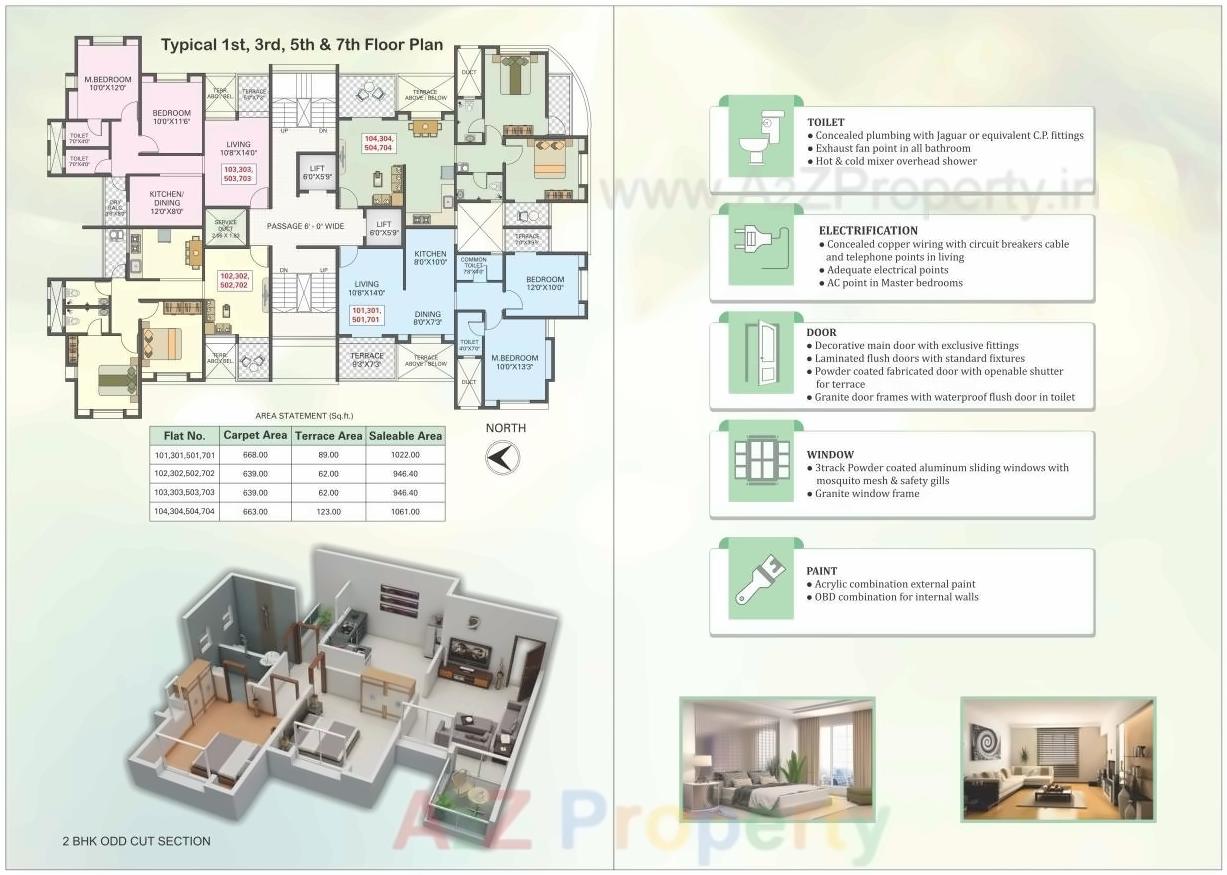 Layout of real estate project Ketan Heights /  No located at Warje, Pune, Maharashtra