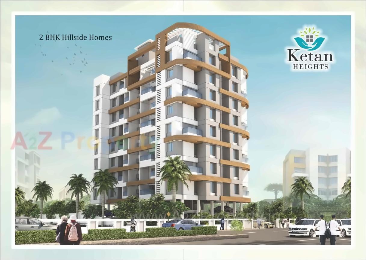 3D Elevation of real estate project Ketan Heights /  No located at Warje, Pune, Maharashtra