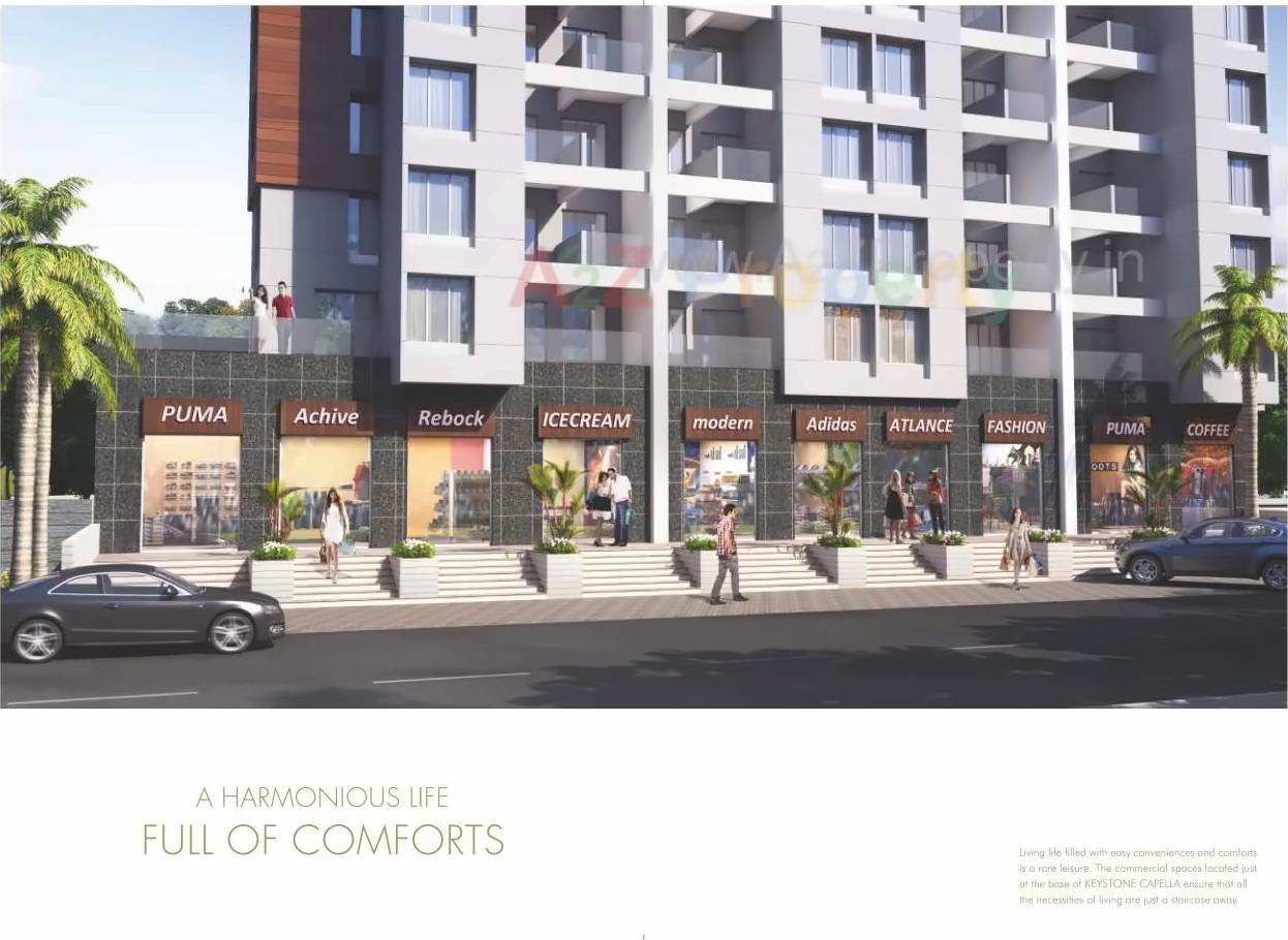 3D Elevation of real estate project Keystone Capella located at Pune-m-corp, Pune, Maharashtra