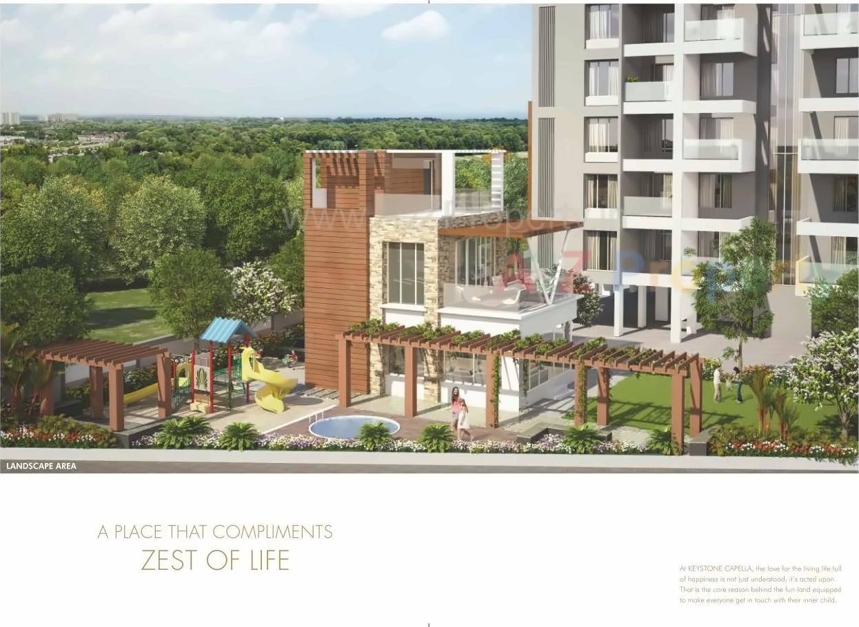 3D Elevation of real estate project Keystone Capella located at Pune-m-corp, Pune, Maharashtra