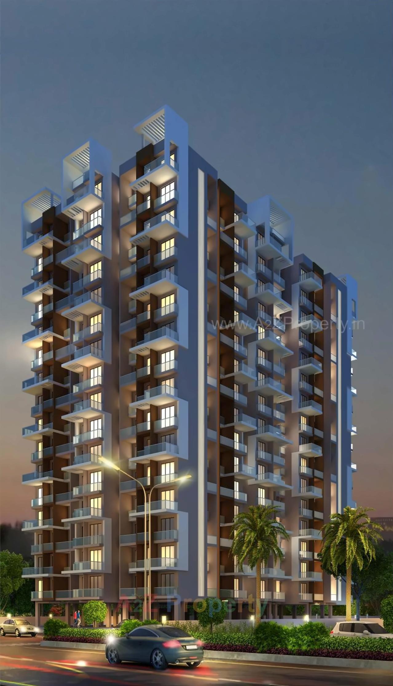 3D Elevation of real estate project Kiarah Terrazo located at Hadapsar, Pune, Maharashtra