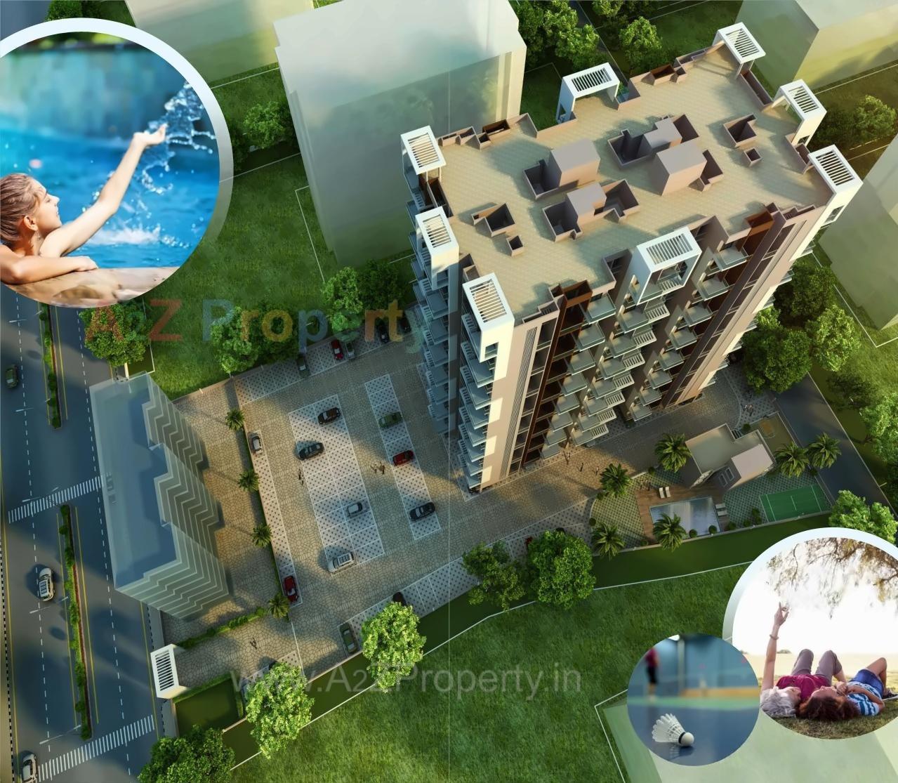 3D Elevation of real estate project Kiarah Terrazo located at Hadapsar, Pune, Maharashtra