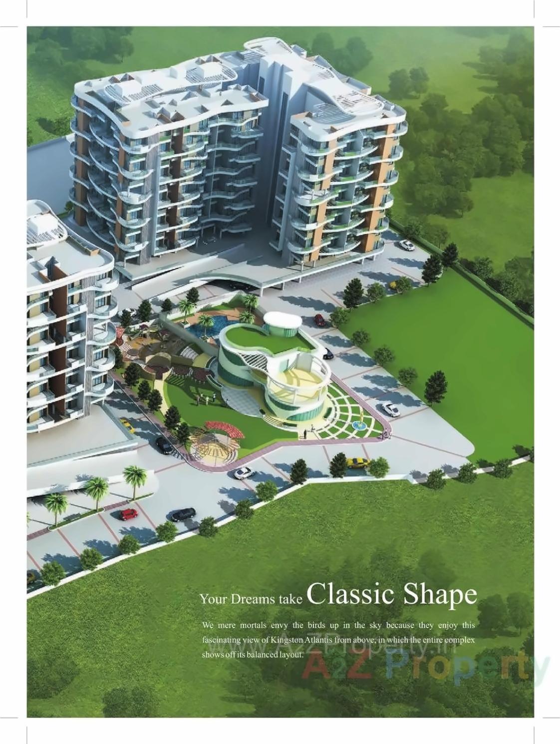 3D Elevation of real estate project Kingston Atlantis B1 located at Mohammadwadi, Pune, Maharashtra