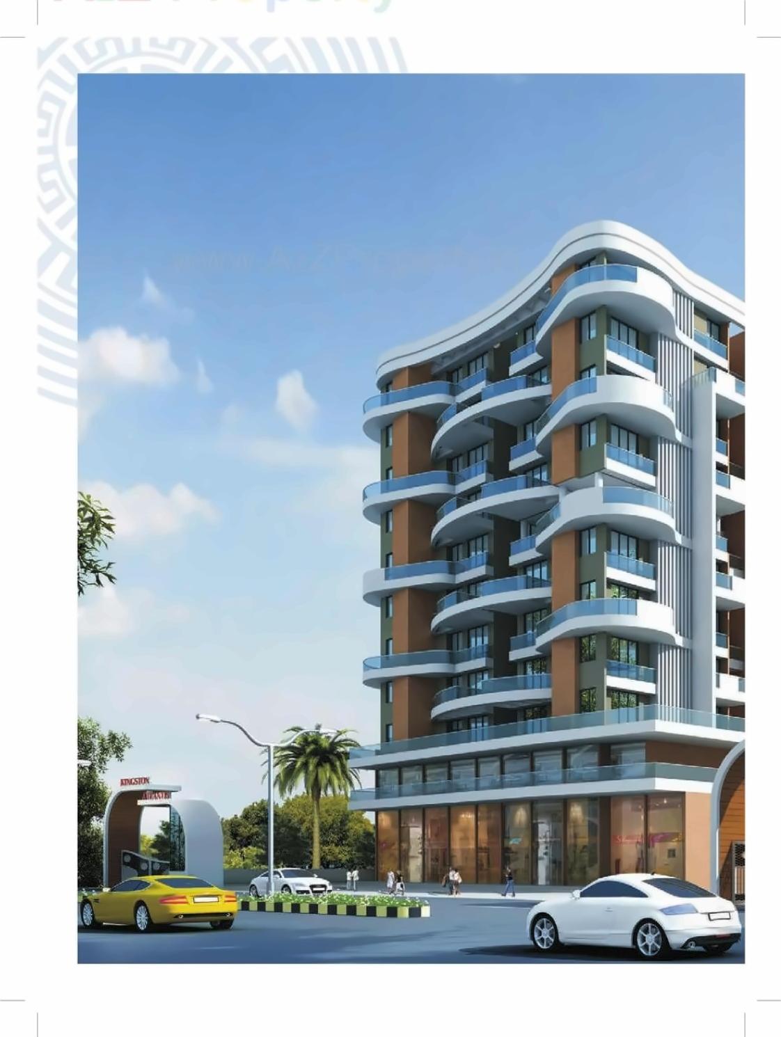 3D Elevation of real estate project Kingston Atlantis B1 located at Mohammadwadi, Pune, Maharashtra
