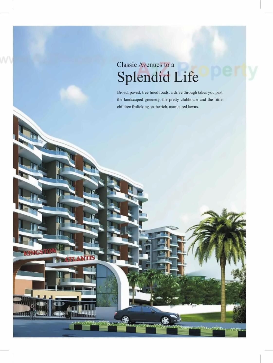 3D Elevation of real estate project Kingston Atlantis B1 located at Mohammadwadi, Pune, Maharashtra