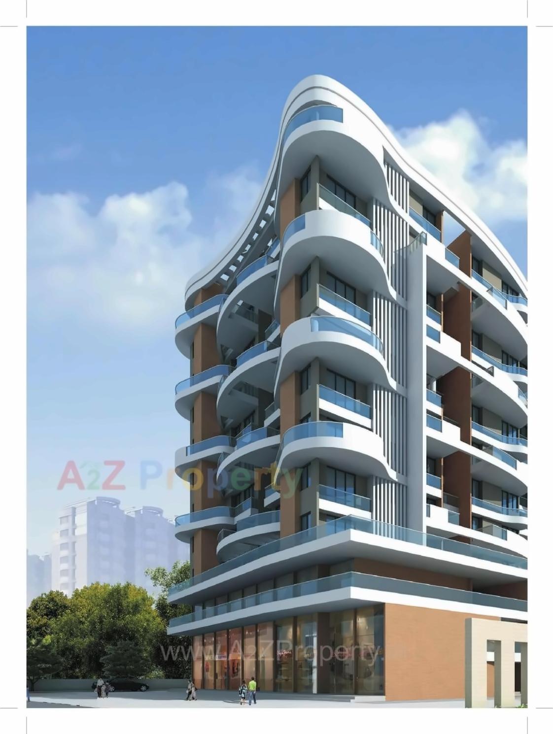 3D Elevation of real estate project Kingston Atlantis B1 located at Mohammadwadi, Pune, Maharashtra