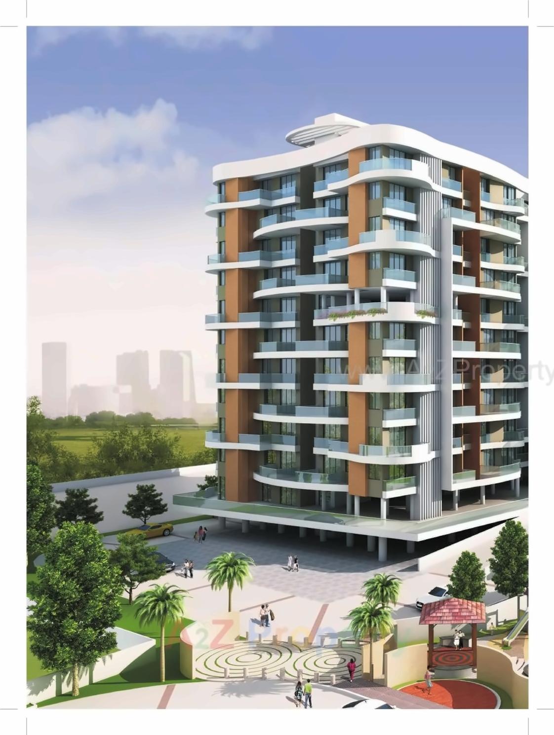 3D Elevation of real estate project Kingston Atlantis B1 located at Mohammadwadi, Pune, Maharashtra