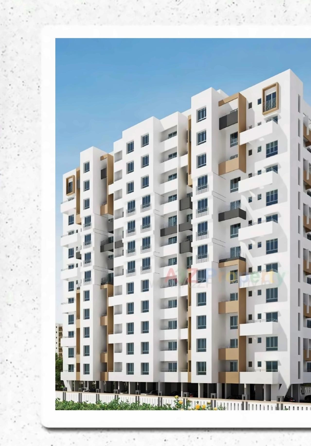 3D Elevation of real estate project Kohinoor Begonia located at Varale, Pune, Maharashtra